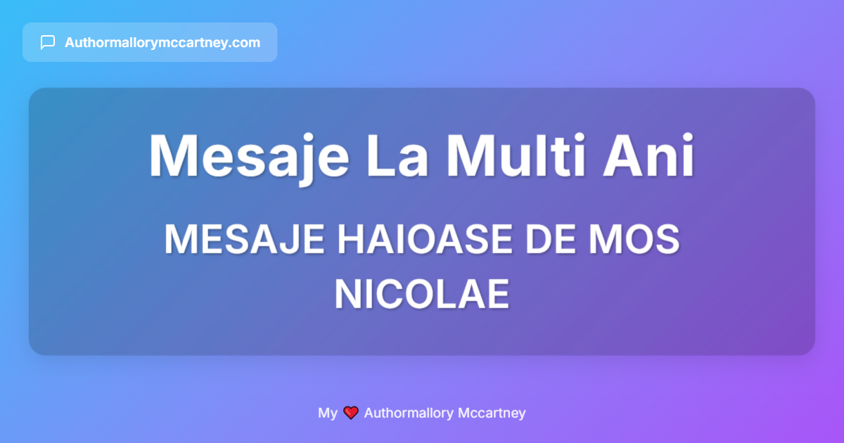 mesaje haioase de mos nicolae