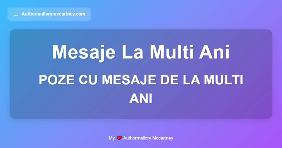 poze cu mesaje de la multi ani